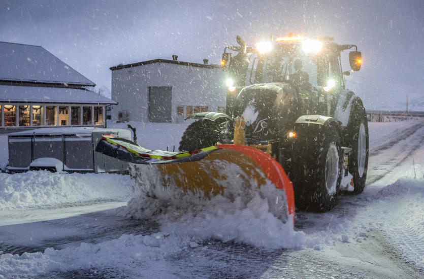 Zimowe utrzymanie dróg w gminie Siedlce
