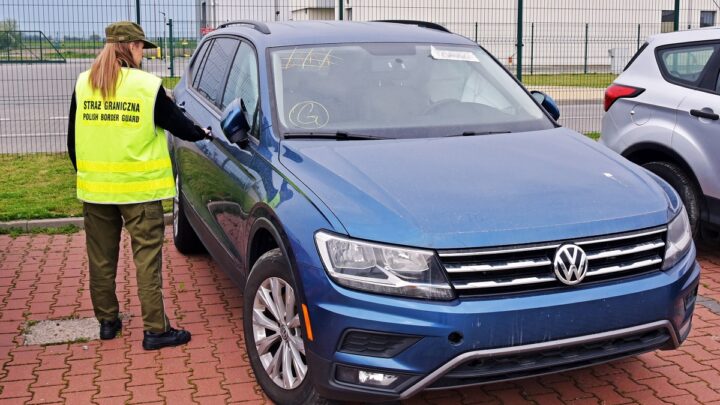 Volkswagen z USA zatrzymany na granicy w Zosinie
