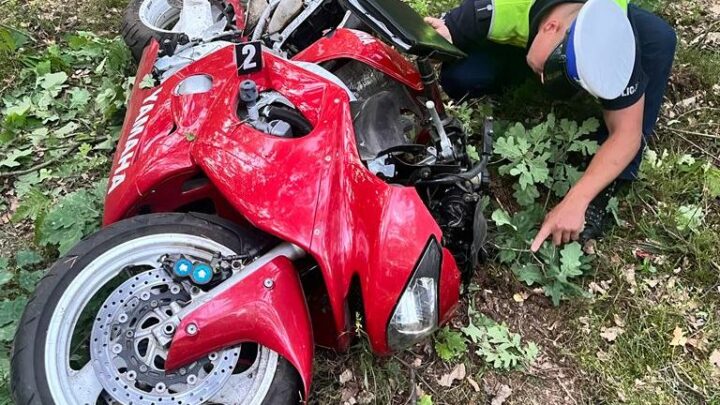 Śmiertelny wypadek motocyklisty podczas jazdy próbnej